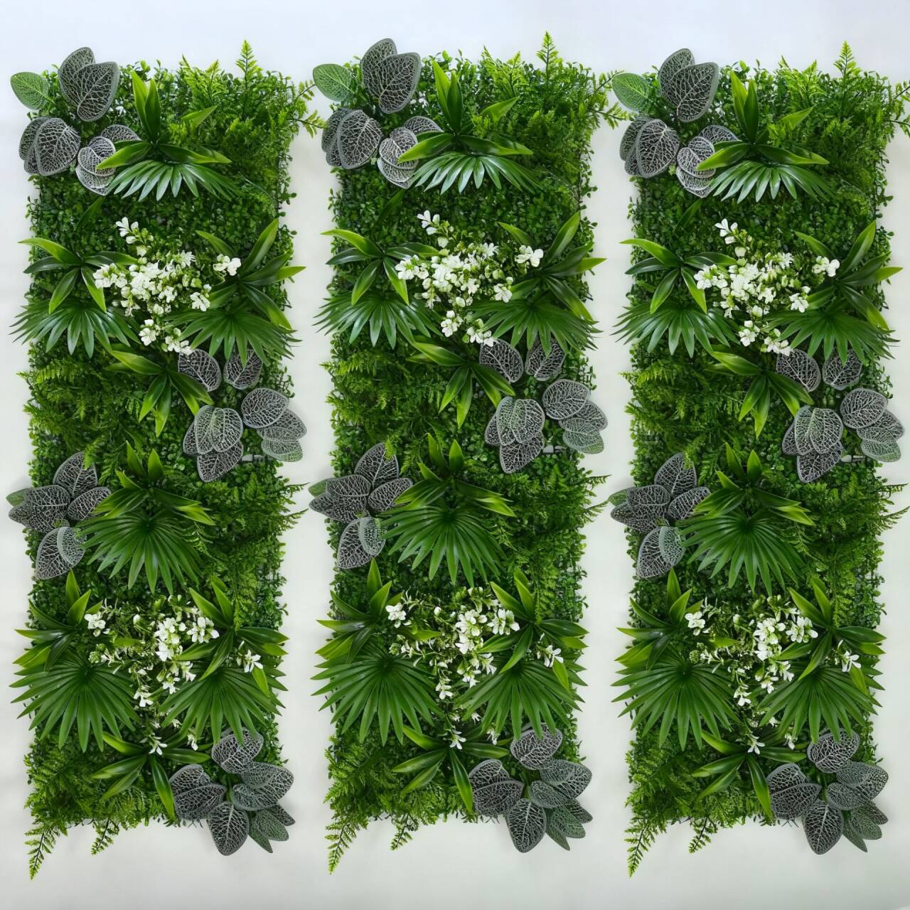 Flower Wall Panel - 40*120CM 인조 잔디 식물 녹색 잔디