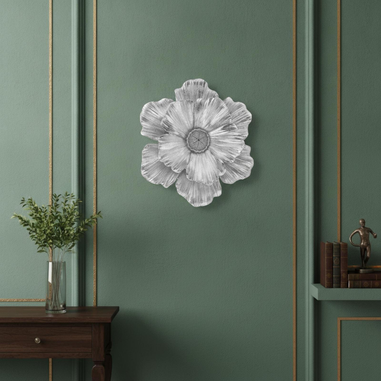 Flower Wall Panel - 3D 꽃무늬 벽 장식 패널 레진