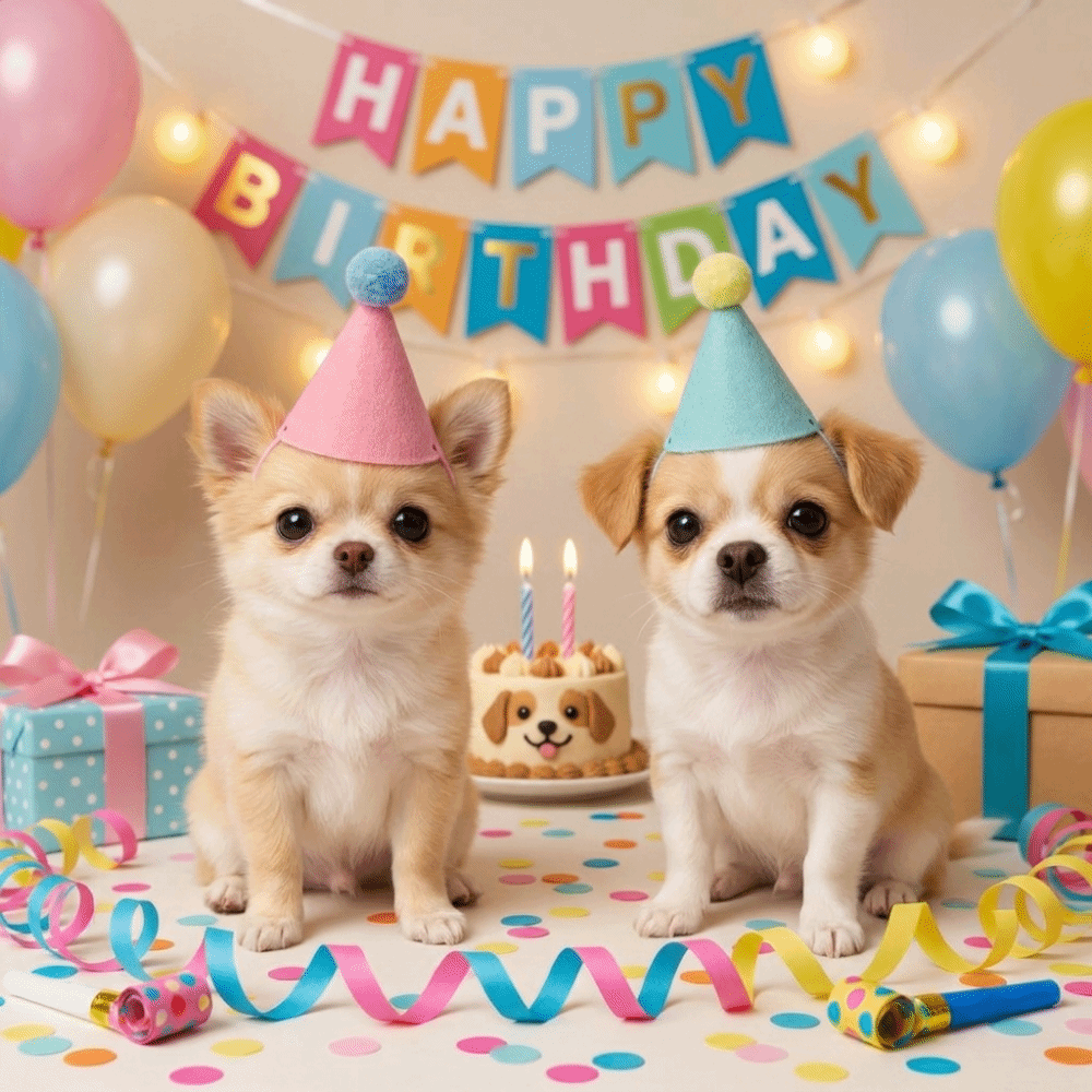Party Hat Cone - 6개/12개/24개 세트, 귀여운 애완동물 파티 모자,