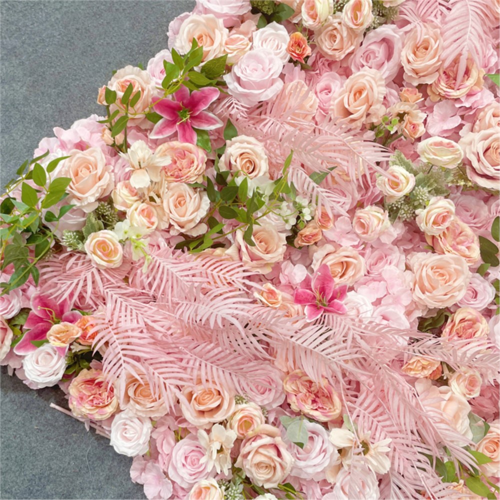 Uflower 5D 핑크 장미 헝겊 꽃 벽 Artifi - Flower Wall Panel 리뷰 및 가격