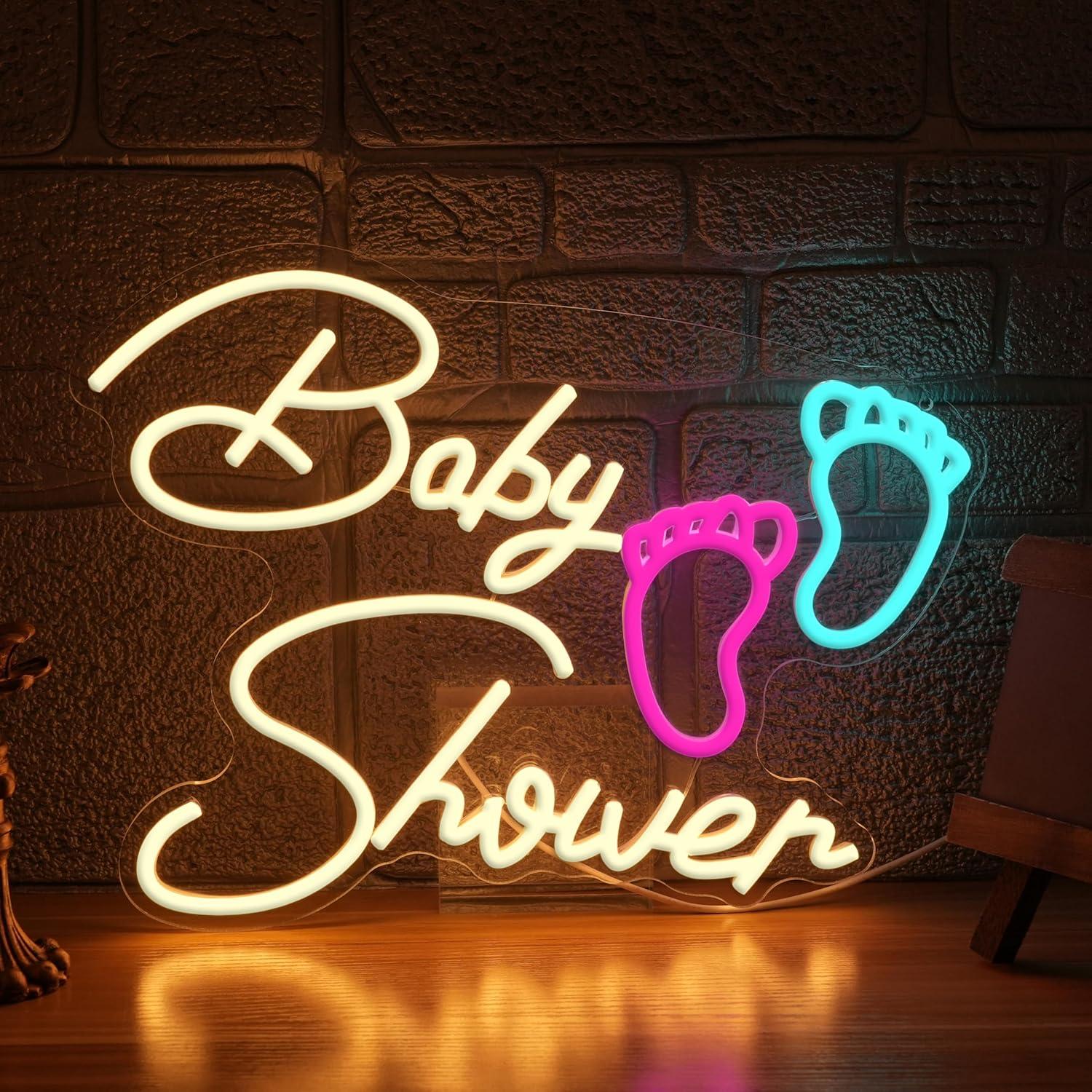베이비 샤워 네온사인 오 베이비 USB 디밍 가능 LE - Neon Sign Party 리뷰 및 가격