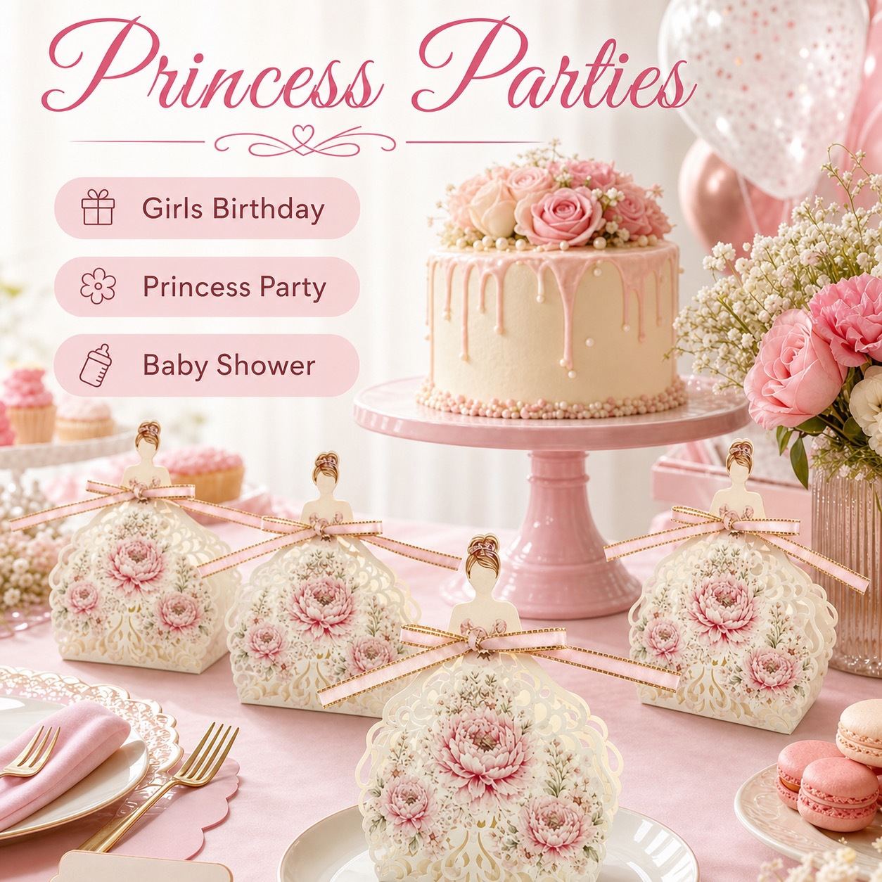10세트 DIY 유럽풍 공주 레이저 컷팅 웨딩 캔디 박 - Event Party Box 리뷰 및 가격