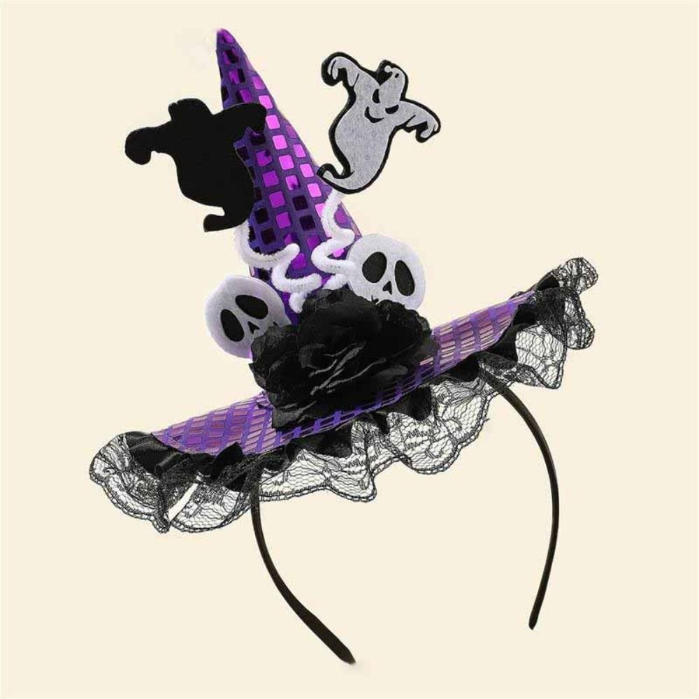 스파이더 할로윈 마녀 모자 헤어밴드 호박 해골 할로윈  - Party Hat Cone 리뷰 및 가격
