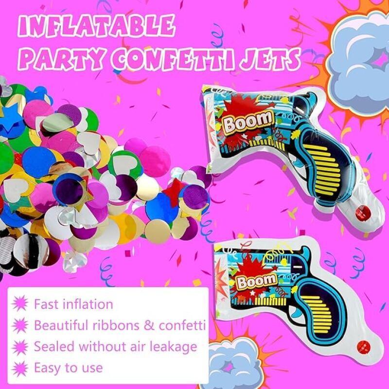 10개입 풍선형 폭죽, 휴대용 파티 폭죽총 생일 결혼  - Confetti Cannon Tube 리뷰 및 가격